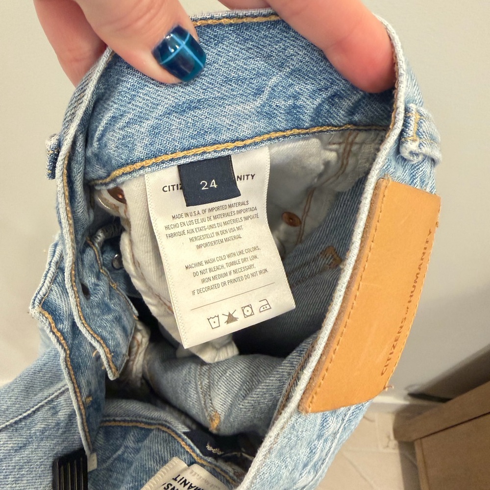 Citizens Of Humanity Annina Light Blue Denim Jeans - Picture 6 of 9